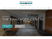 Tablet Screenshot of kahanoffconference.com